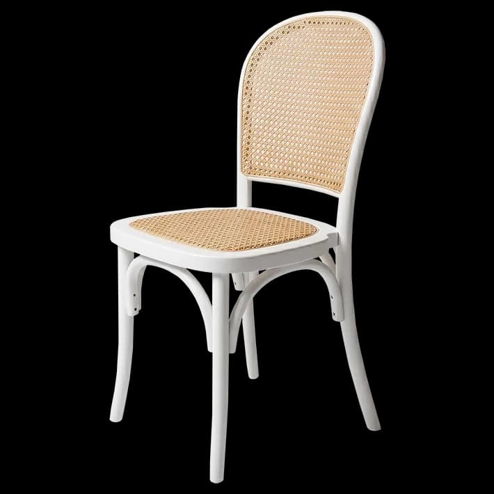 Silla Encaje de Marfil